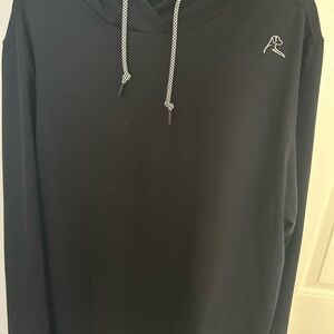 Black Hoodie with Drawstring by Unknown Brand
